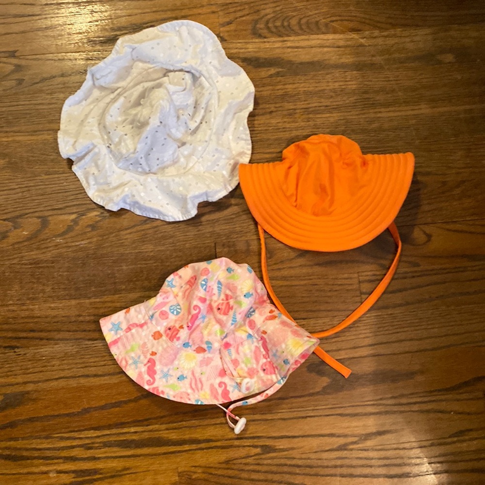 Assorted baby swim hats
